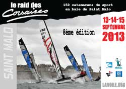 le raid des corsaires 2013 - 13-14-15 septembre 2013 - regate de catamaran de sport a saint malo